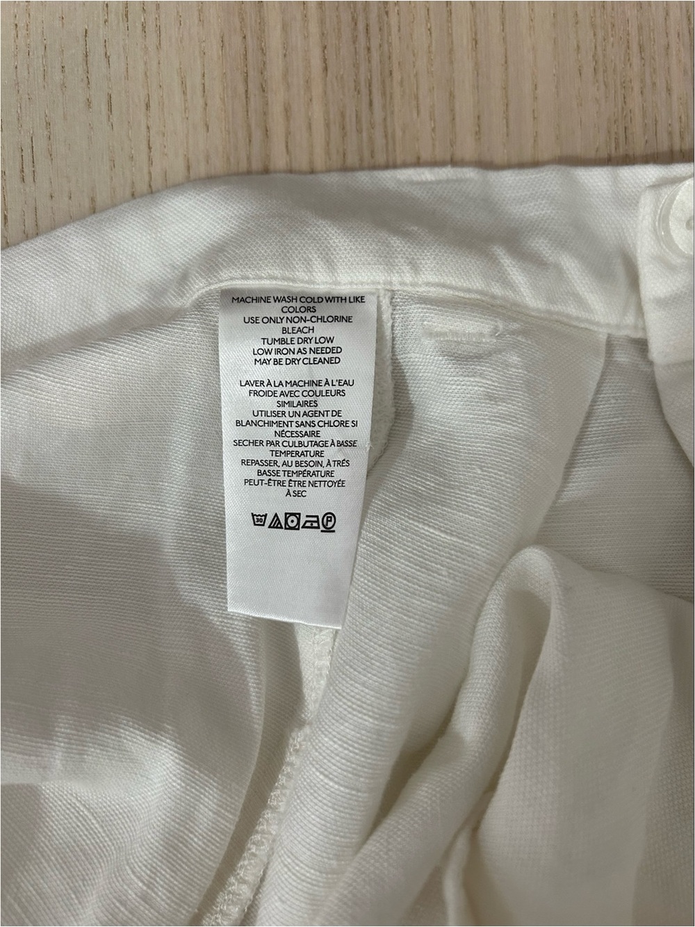 Pilcro Anthropologie Women’s Pants Barrel Leg Relaxed Fit Size 32 White Cotton - Picture 4 of 6